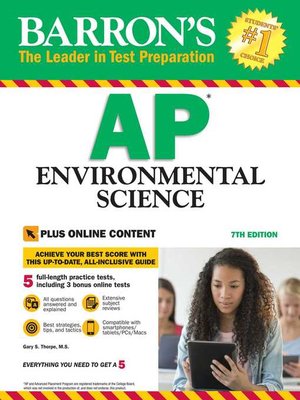 cover image of Barron's AP Environmental Science With Online Tests